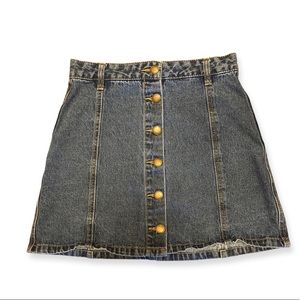 Denim skirt- 28 inch waist - 15.5 inch length